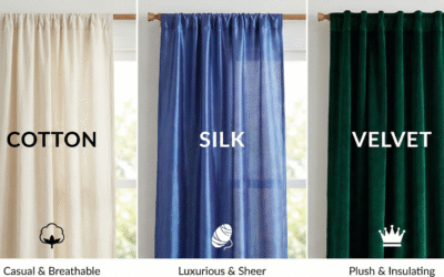 Silk vs Velvet vs Cotton Curtains: Complete Fabric Comparison Guide