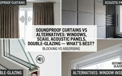 Soundproof Curtains vs Alternatives: Windows, Acoustic Panels, Double-Glazing — What’s Best?